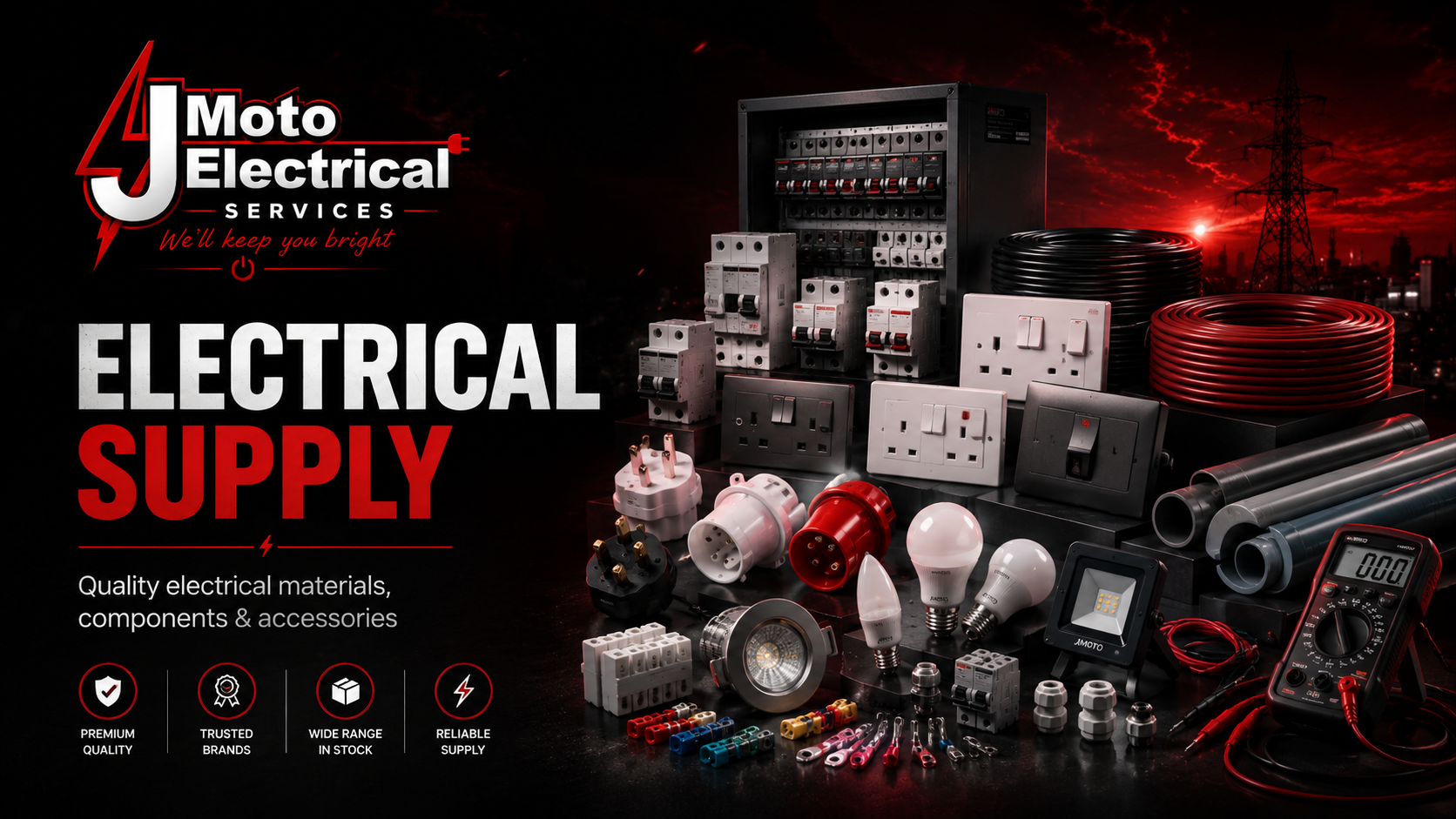 JMOTO Electronics and Electrical Supply materials